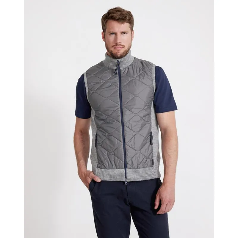 Holebrook Conny Windproof Mens Gilet - Light Grey Melange