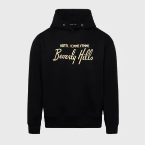 Hotel Homme Femme Hoodie Black