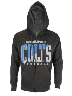 Indianapolis Colts NFL Football Mens Split Formation Fleece Hoodie, Gray