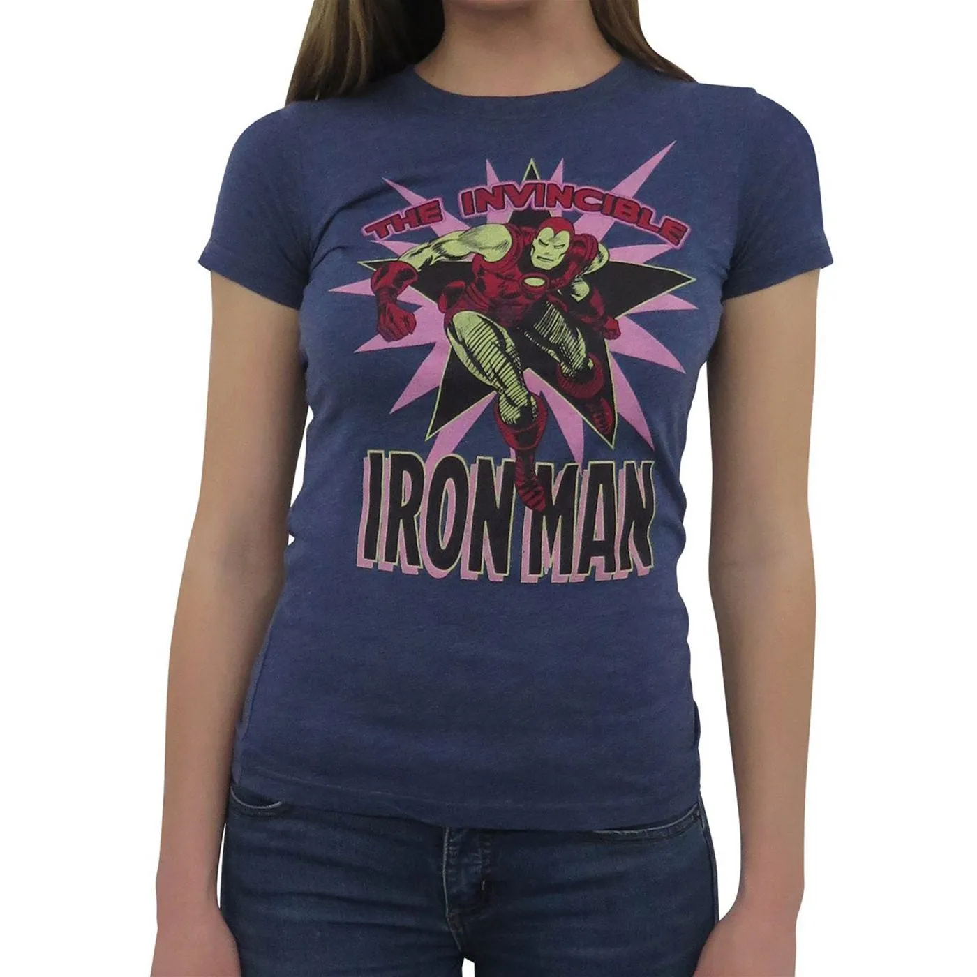 Iron Man Invincible Burst Women's T-Shirt