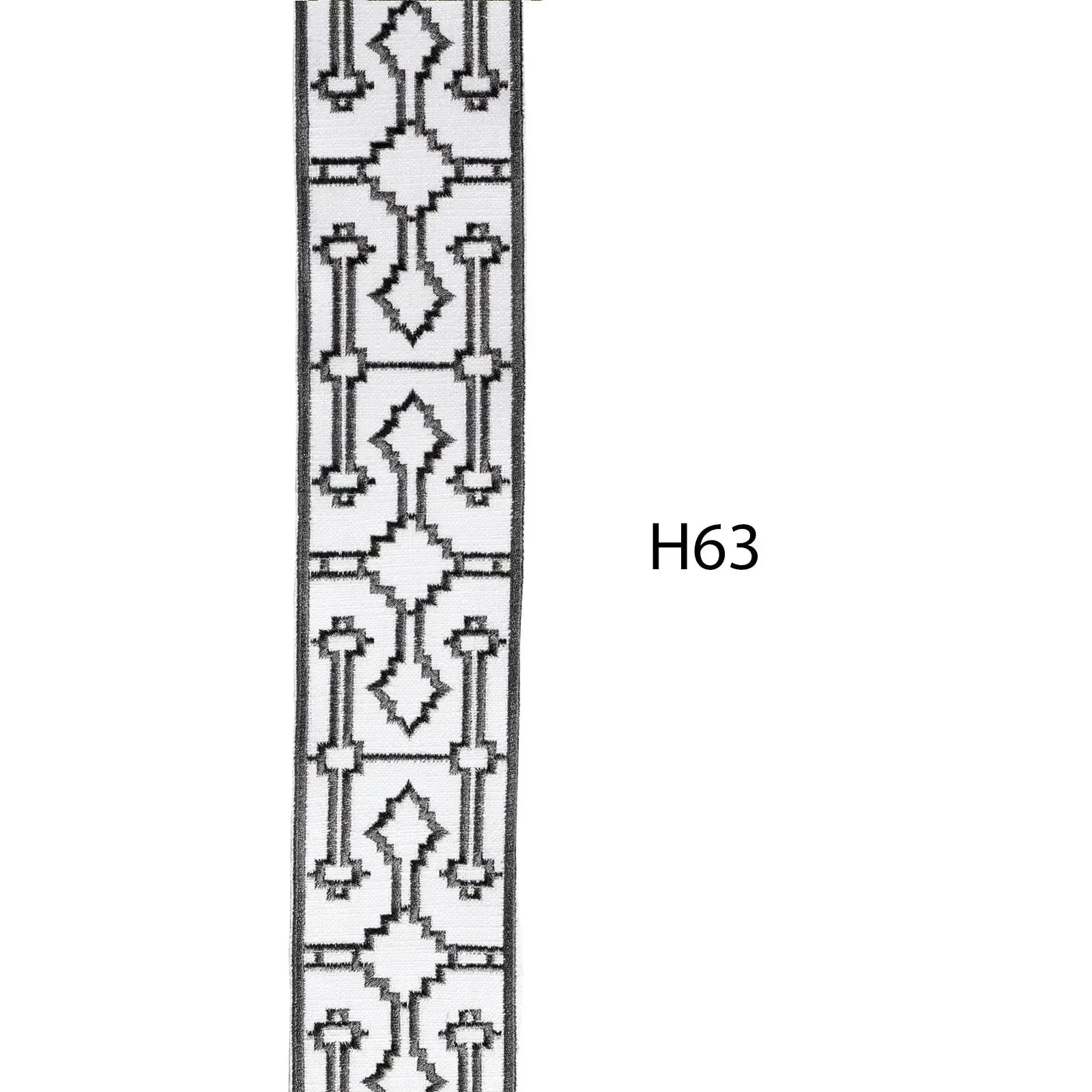 Isabella Cotton Curtains with Border Trim (Sold per Pair)