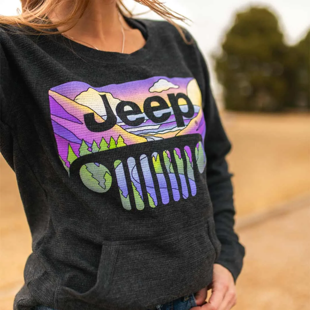 Jeep - Mountain Grille Women's Thermal Shirt