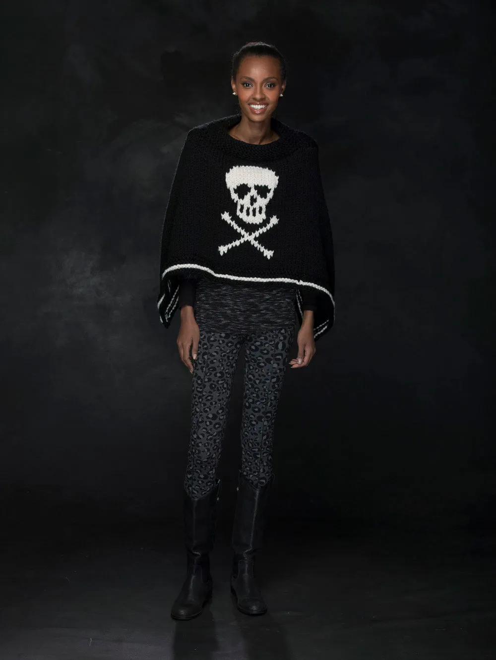 Jolly Roger Poncho (Knit)