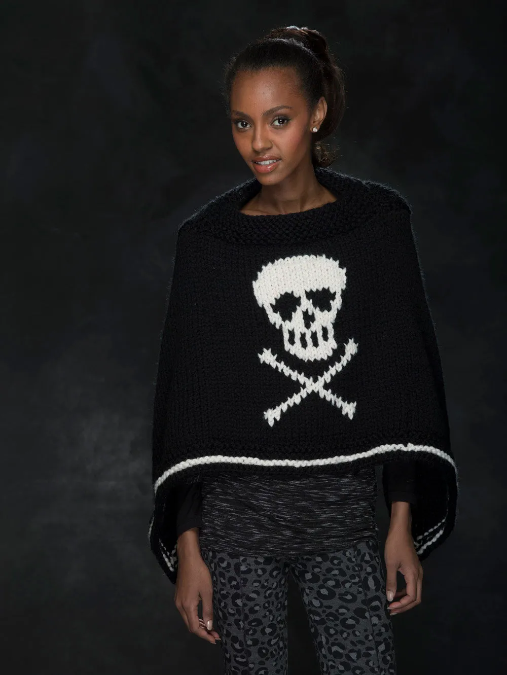 Jolly Roger Poncho (Knit)