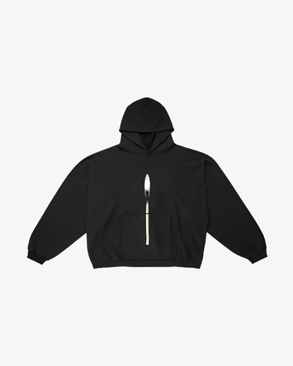 KANYE WEST DONDA 2 LIT MATCH BLACK HOODIE