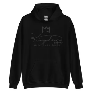 Kingdom Black on Black Unisex Hoodie