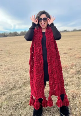 Knit Kit - Frost Flowers Scarf