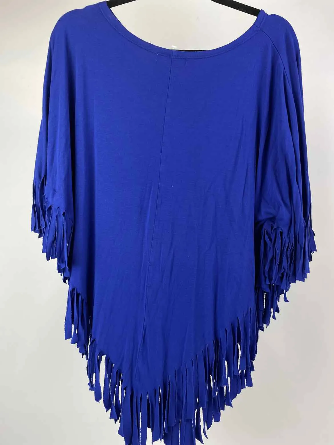 Kokomo Unlimited Size One Size Royal Blue Knit Poncho