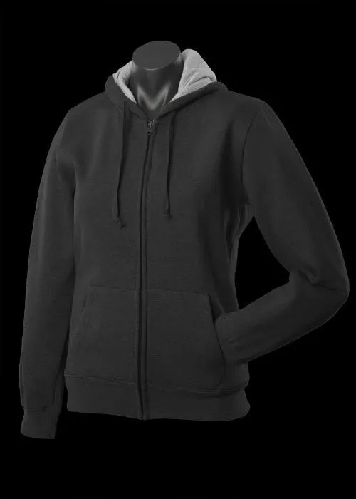 Ladies Kozi Zip Through Hoodie