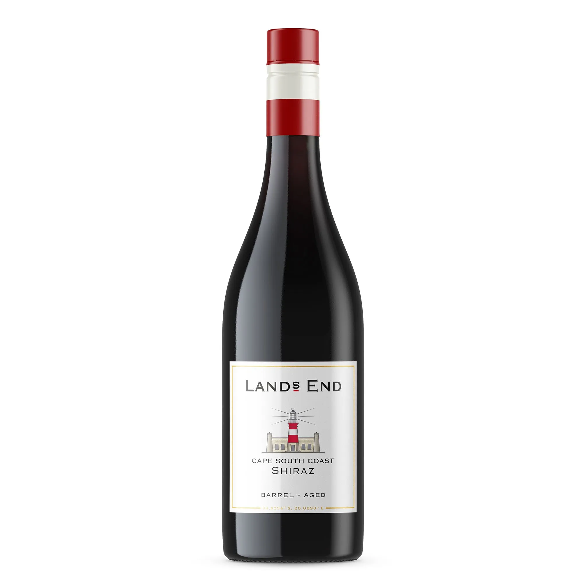 Land's End Cape South Coast Shiraz 2020 (6x750ml)