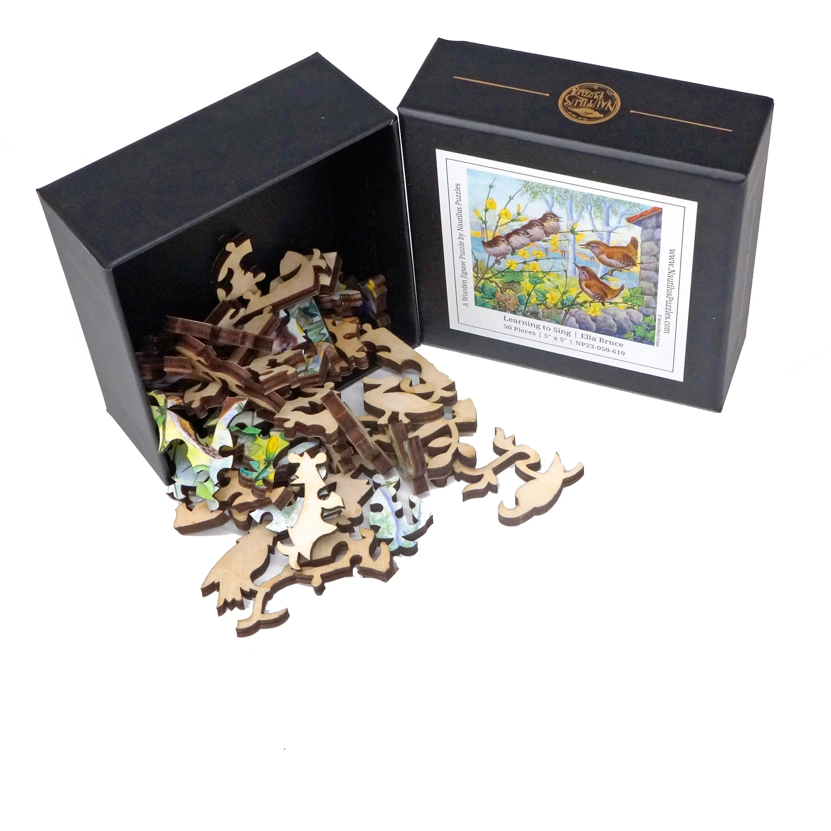 Learning to Sing (50 Piece Mini Wooden Jigsaw Puzzle)