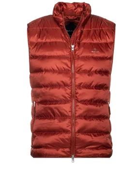 Light Down Gilet Burgundy