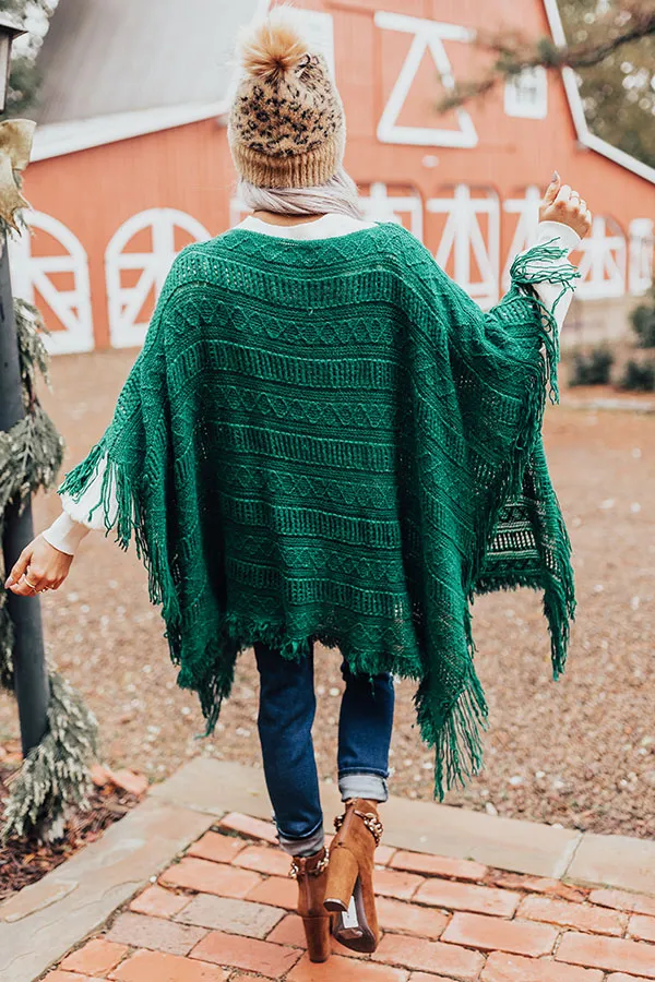 Love And Joy Knit Poncho