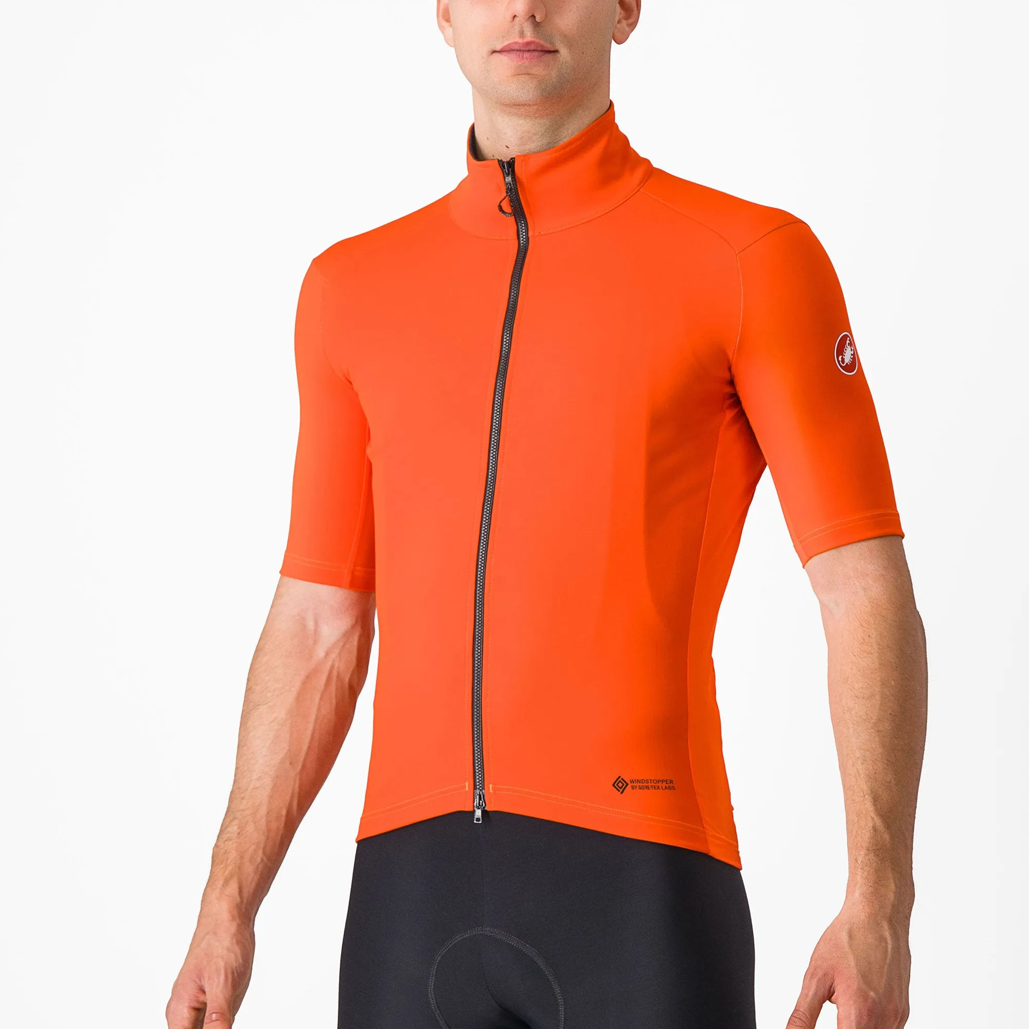 Maglia Castelli Perfetto RoS 2 Wind - Arancio scuro