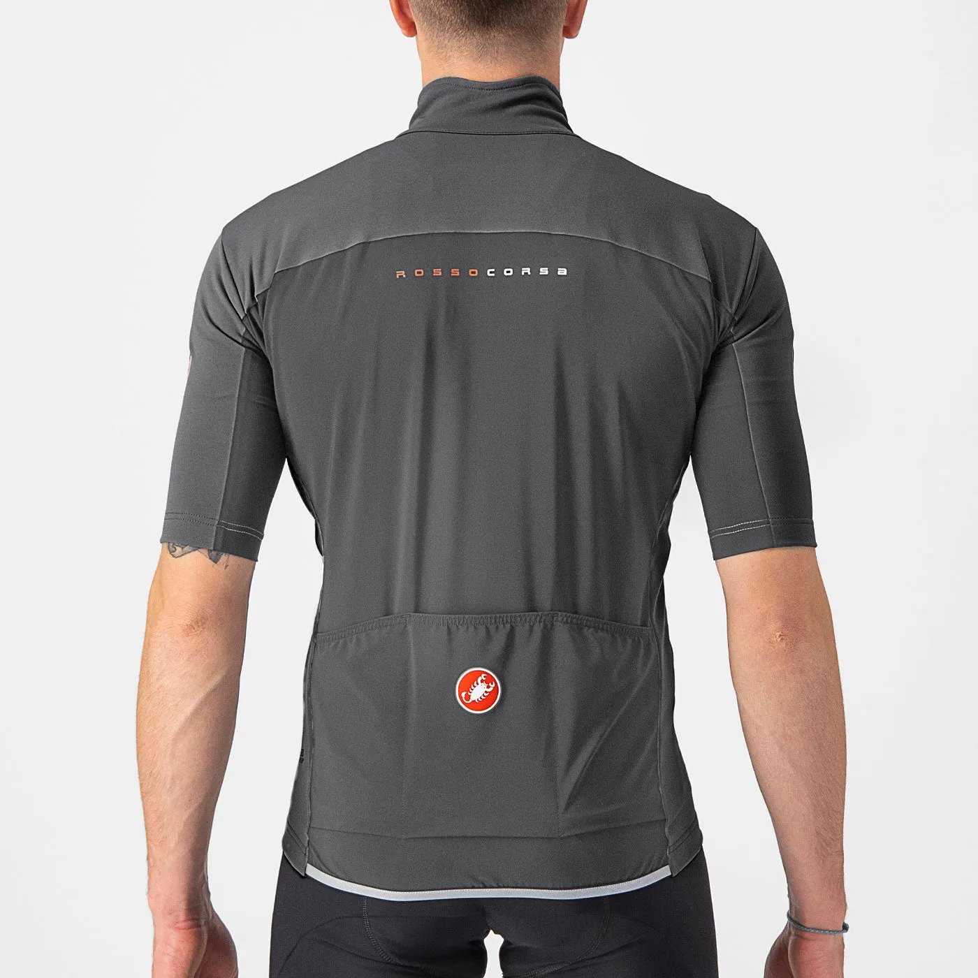 Maglia Castelli Perfetto RoS 2 Wind - Grigio scuro