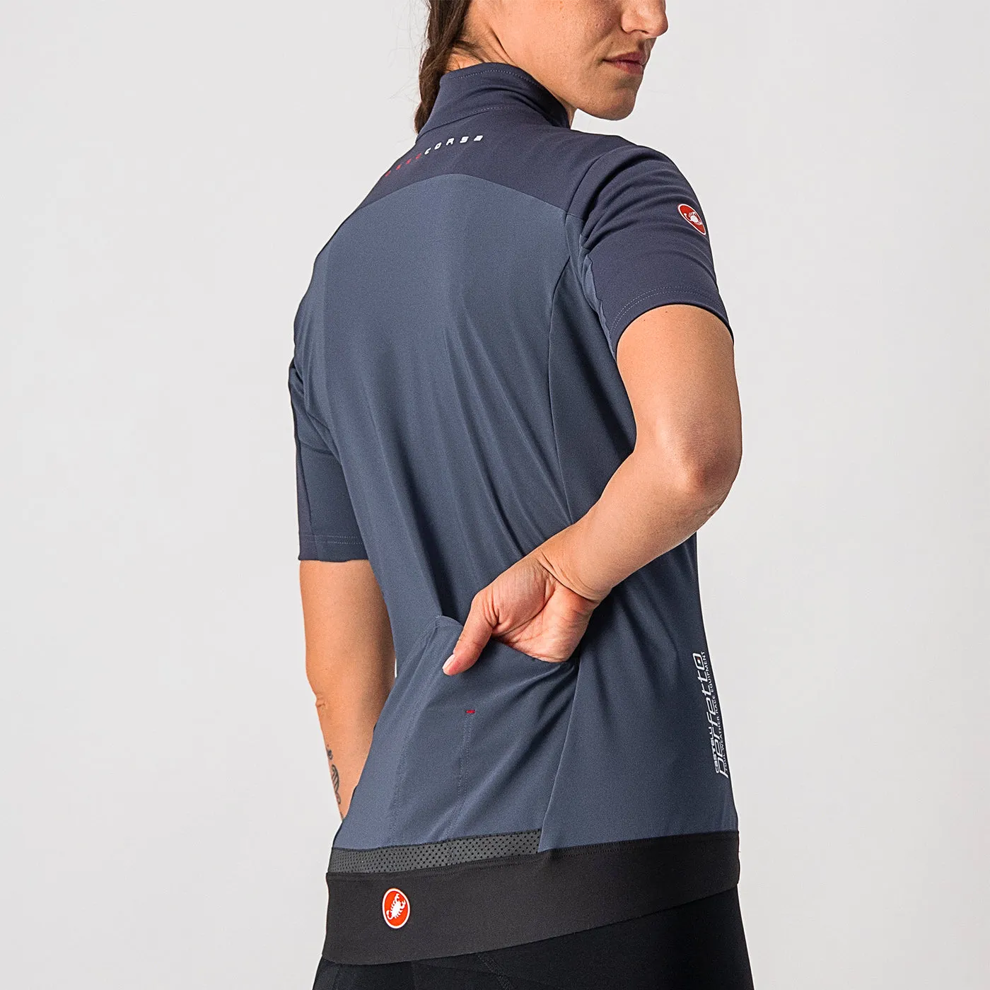 Maglia donna Castelli Perfetto Light RoS - Blu scuro