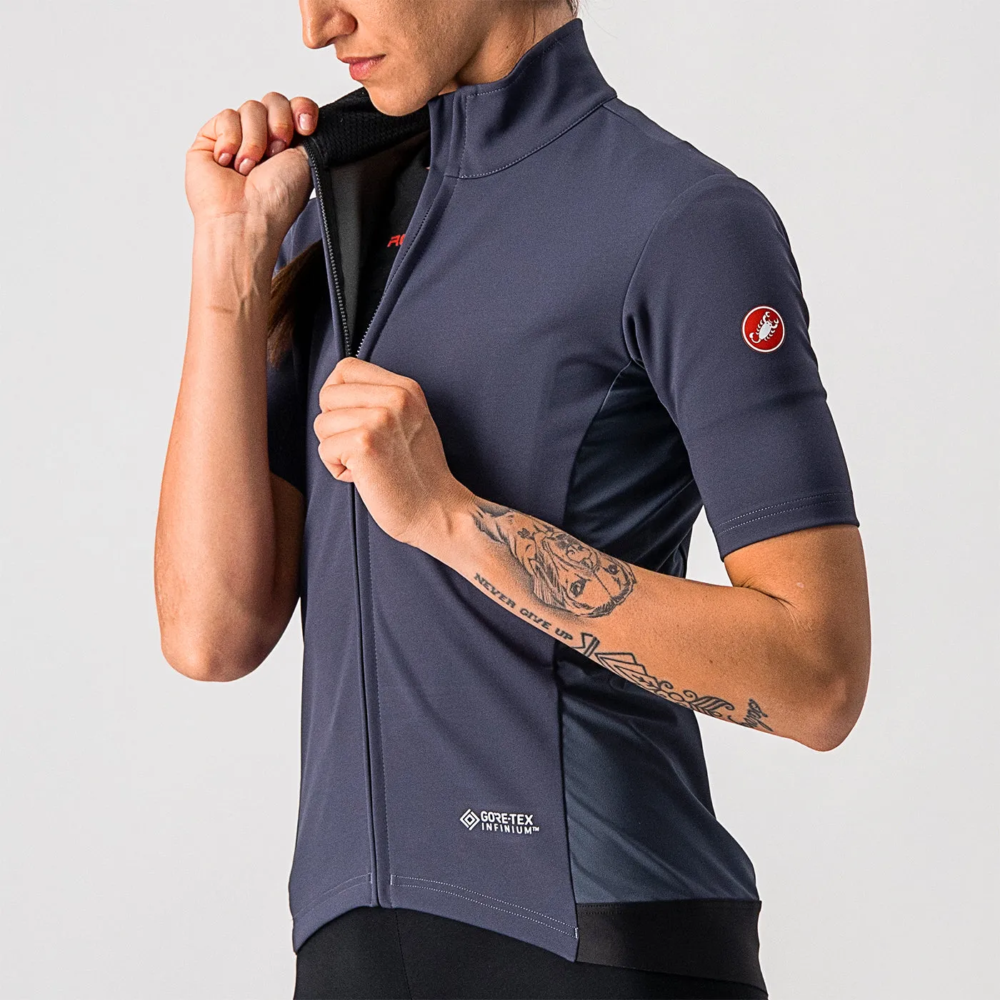 Maglia donna Castelli Perfetto Light RoS - Blu scuro