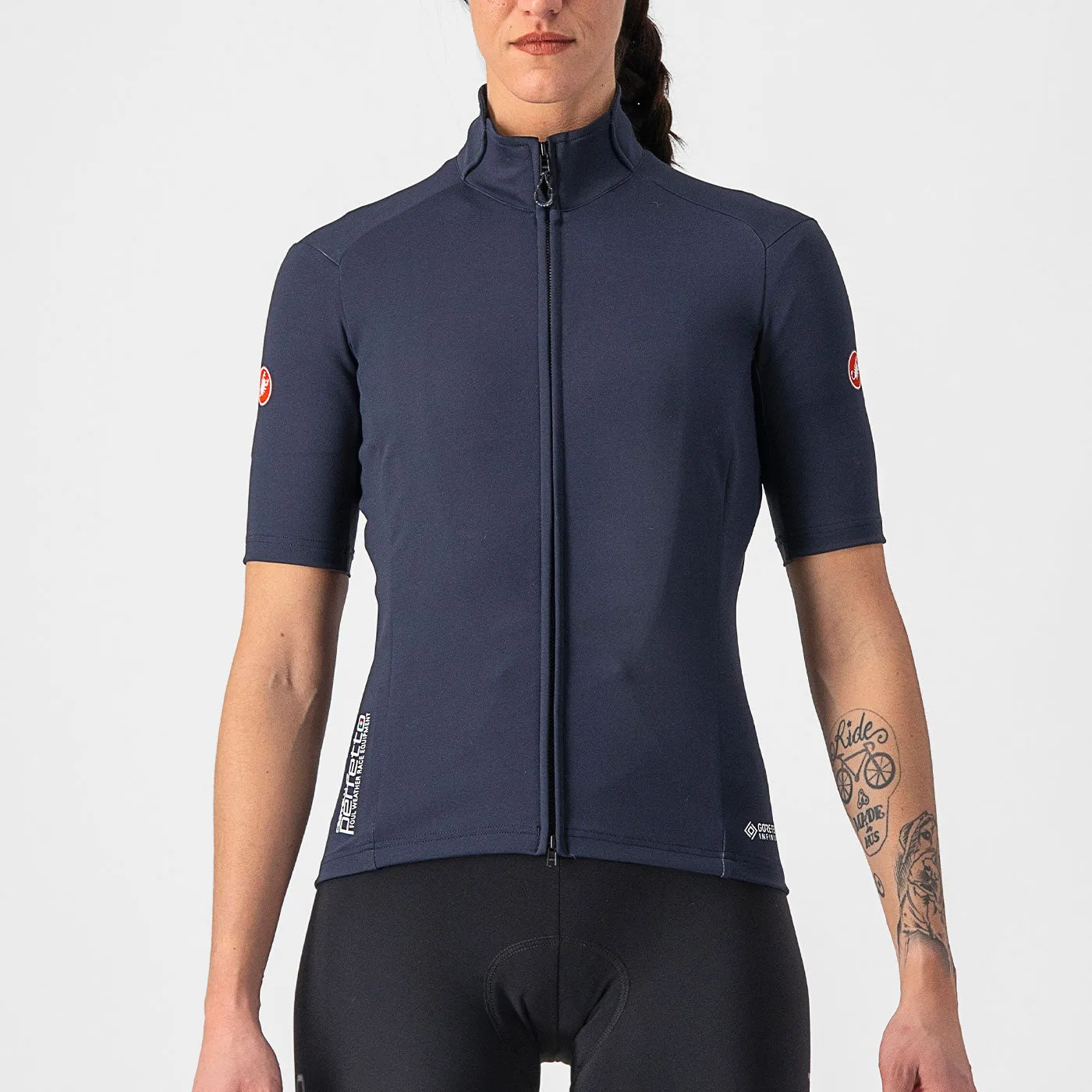 Maglia donna Castelli Perfetto RoS 2W Wind - Blu