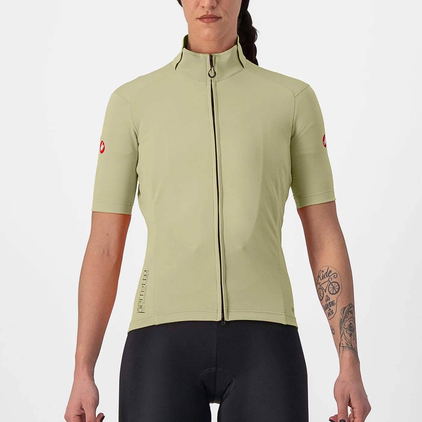 Maglia donna Castelli Perfetto RoS 2W Wind - Verde