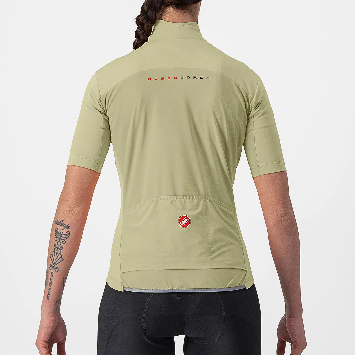 Maglia donna Castelli Perfetto RoS 2W Wind - Verde