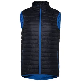 Mens Merino Wool Insulated Gilet (Black/Blue)