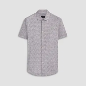 Miles Polka Dot Print OoohCotton Short Sleeve Shirt