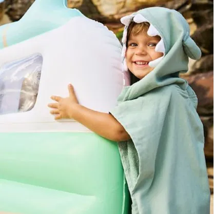 Monty the Monster Float Vest Ages 2-3 & Monster Hooded Beach Towel