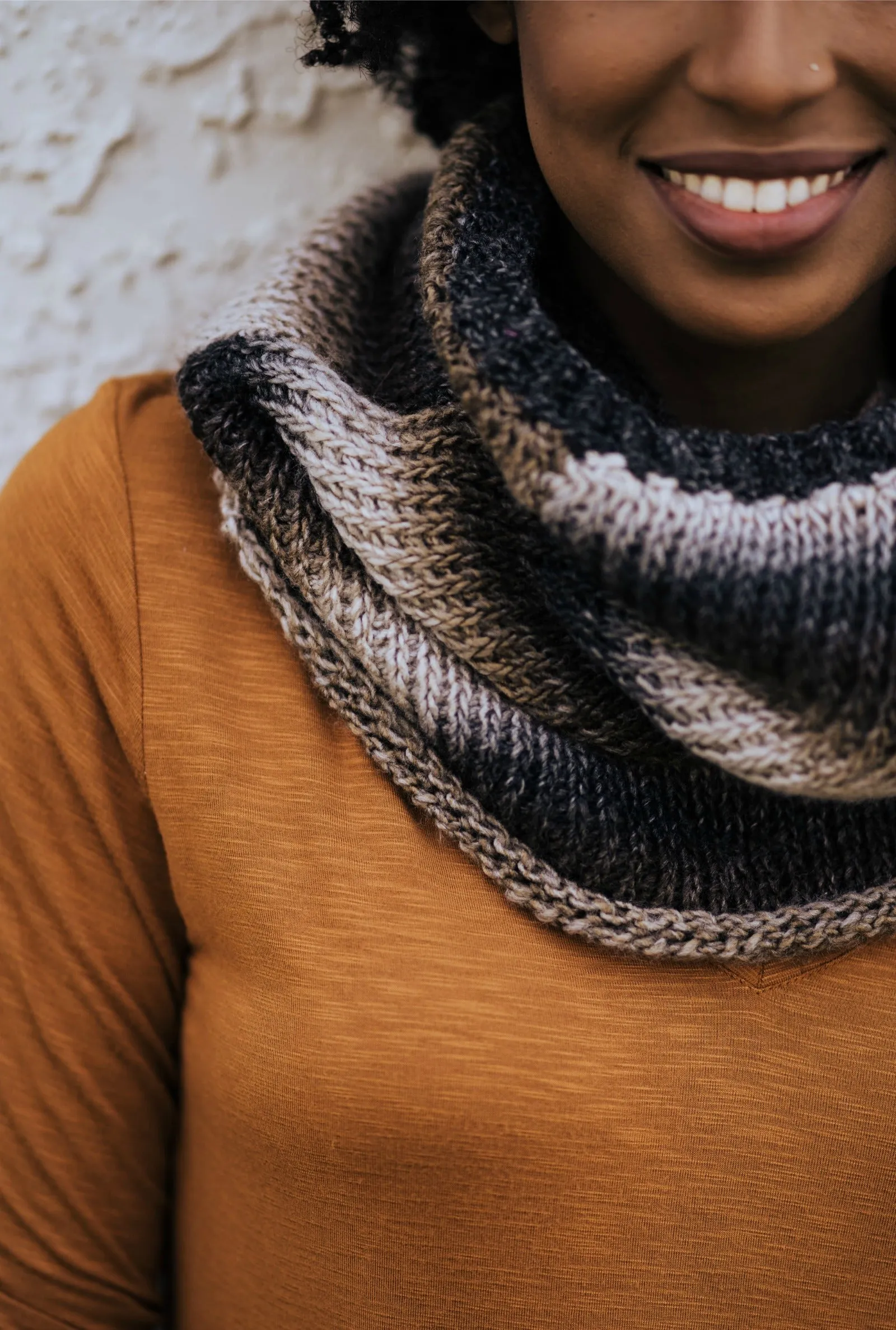 Mulled Cider Cowl // Tunisian Crochet PDF Pattern