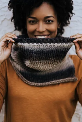 Mulled Cider Cowl // Tunisian Crochet PDF Pattern