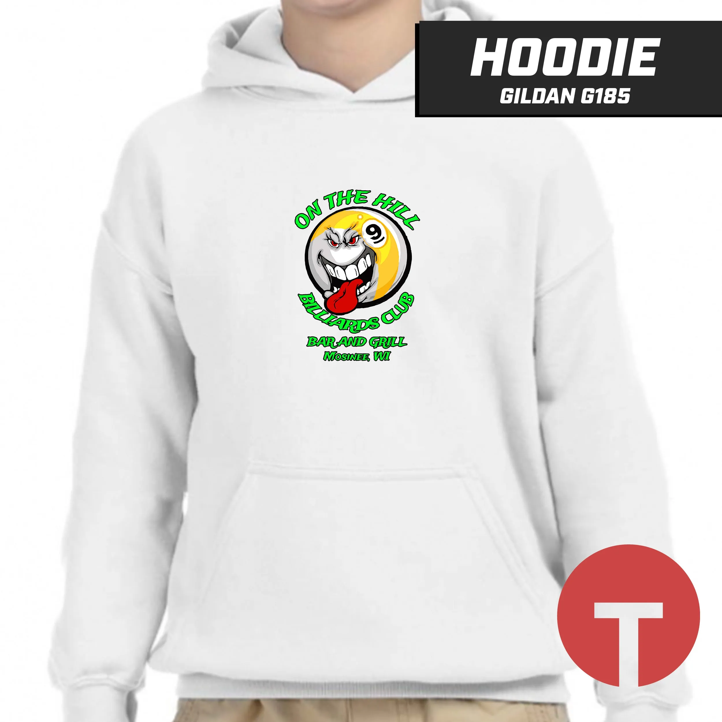 On the Hill Billiards Club - Hoodie Gildan G185