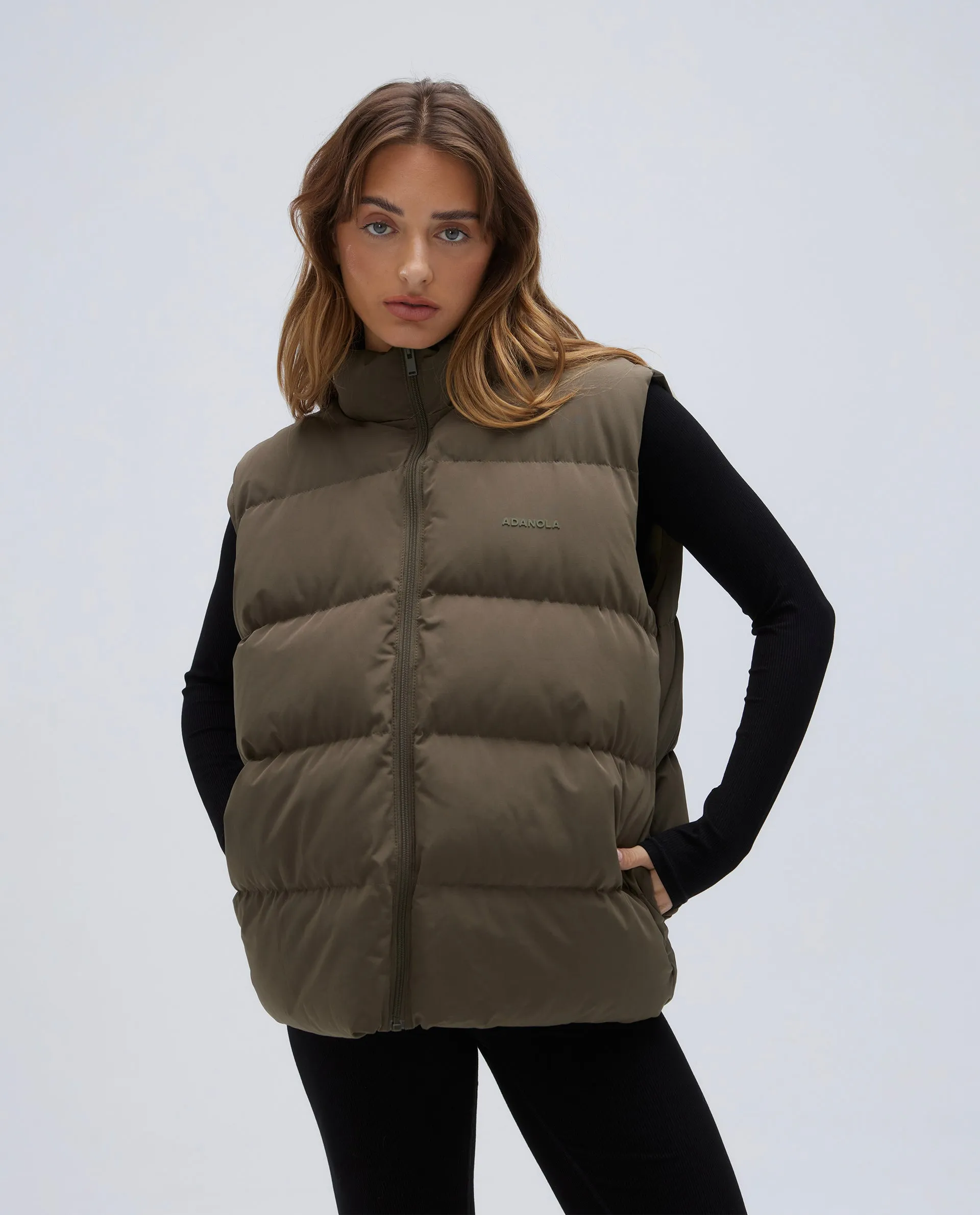 Padded Gilet - Green