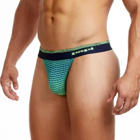 Papi Ocean Breeze Thong Underwear Gecko Green 626917-978 Size M