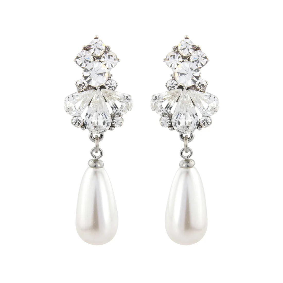 Pearl Heiress Clip On Earrings