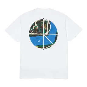 POLAR SLOTTSPARKEN FILL LOGO T SHIRT WHITE