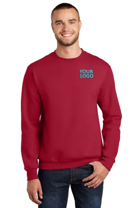 Port & Company Essential Fleece Custom Sweatshirts, Red