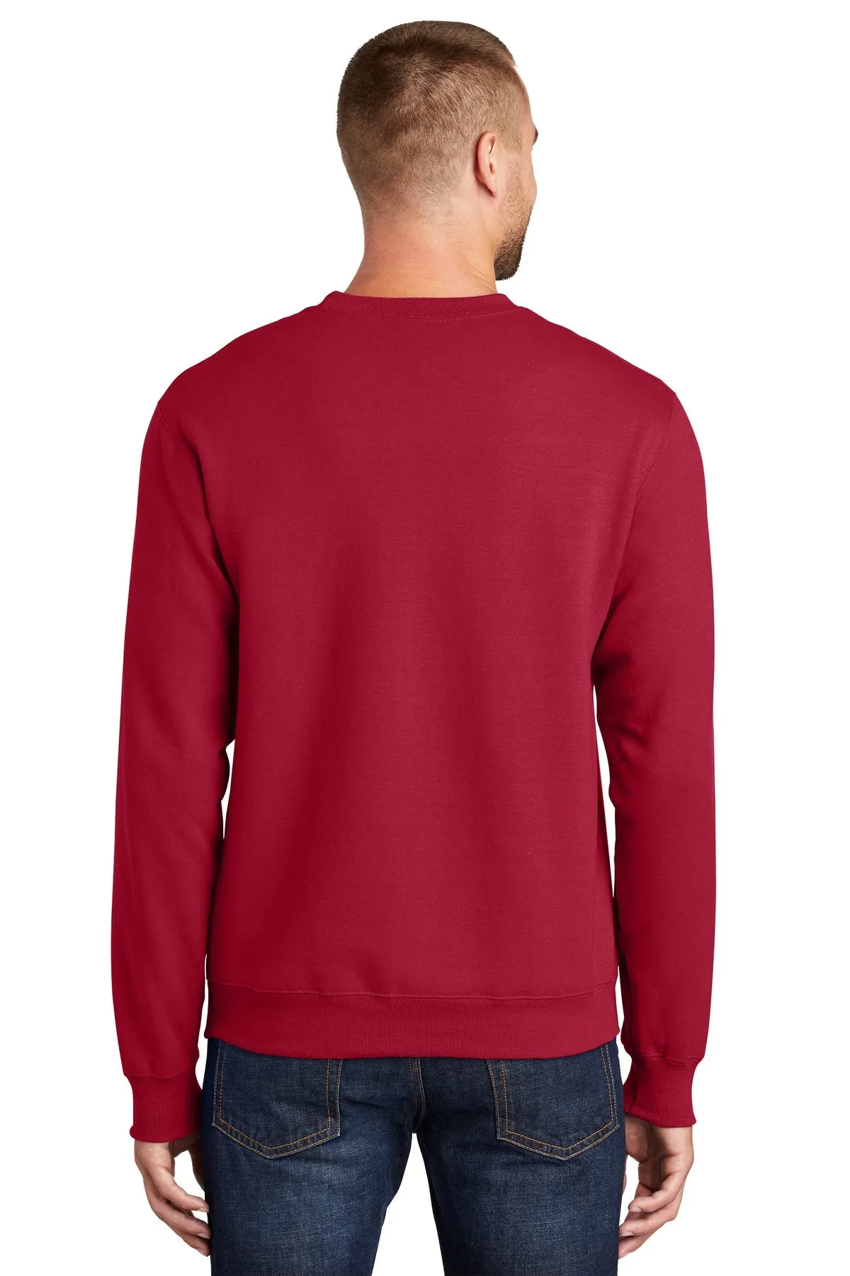 Port & Company Essential Fleece Custom Sweatshirts, Red