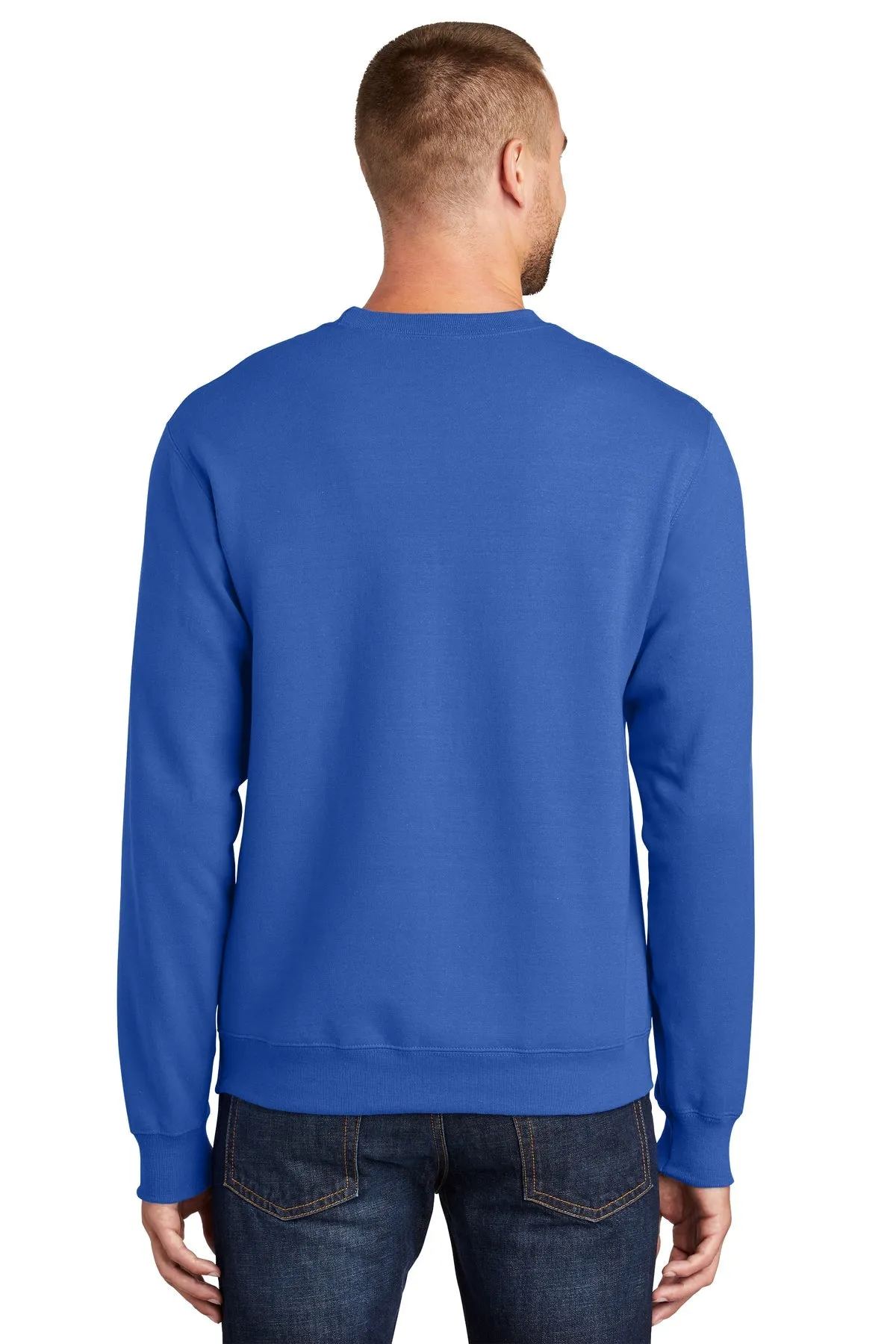 Port & Company Essential Fleece Custom Sweatshirts, Royal