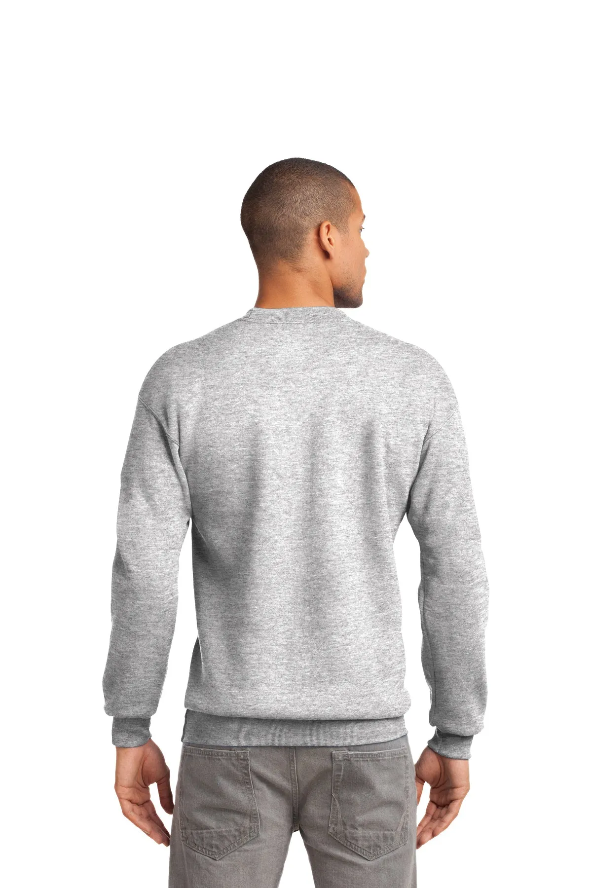 Port & Company Tall Essential Fleece Custom Sweatshirts, Ash