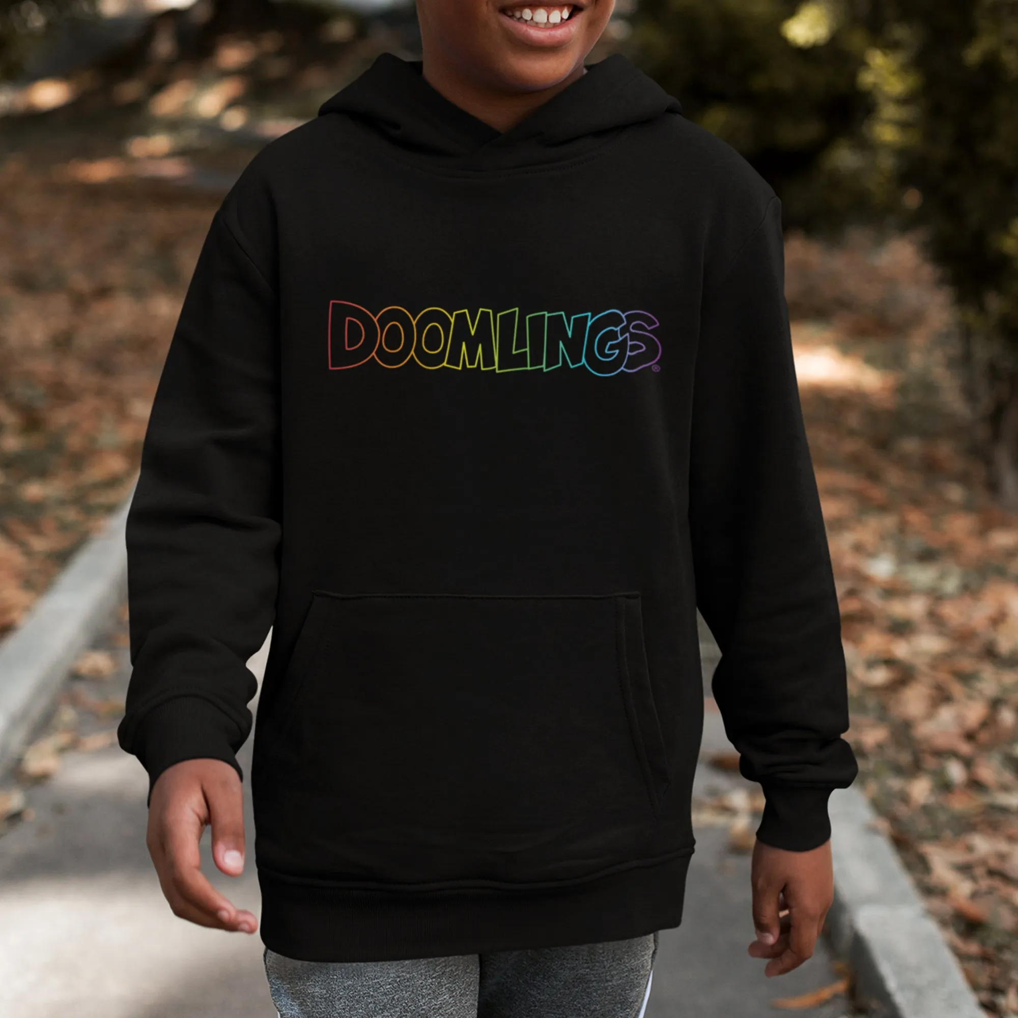 Rainbow Logo Kids Hoodie