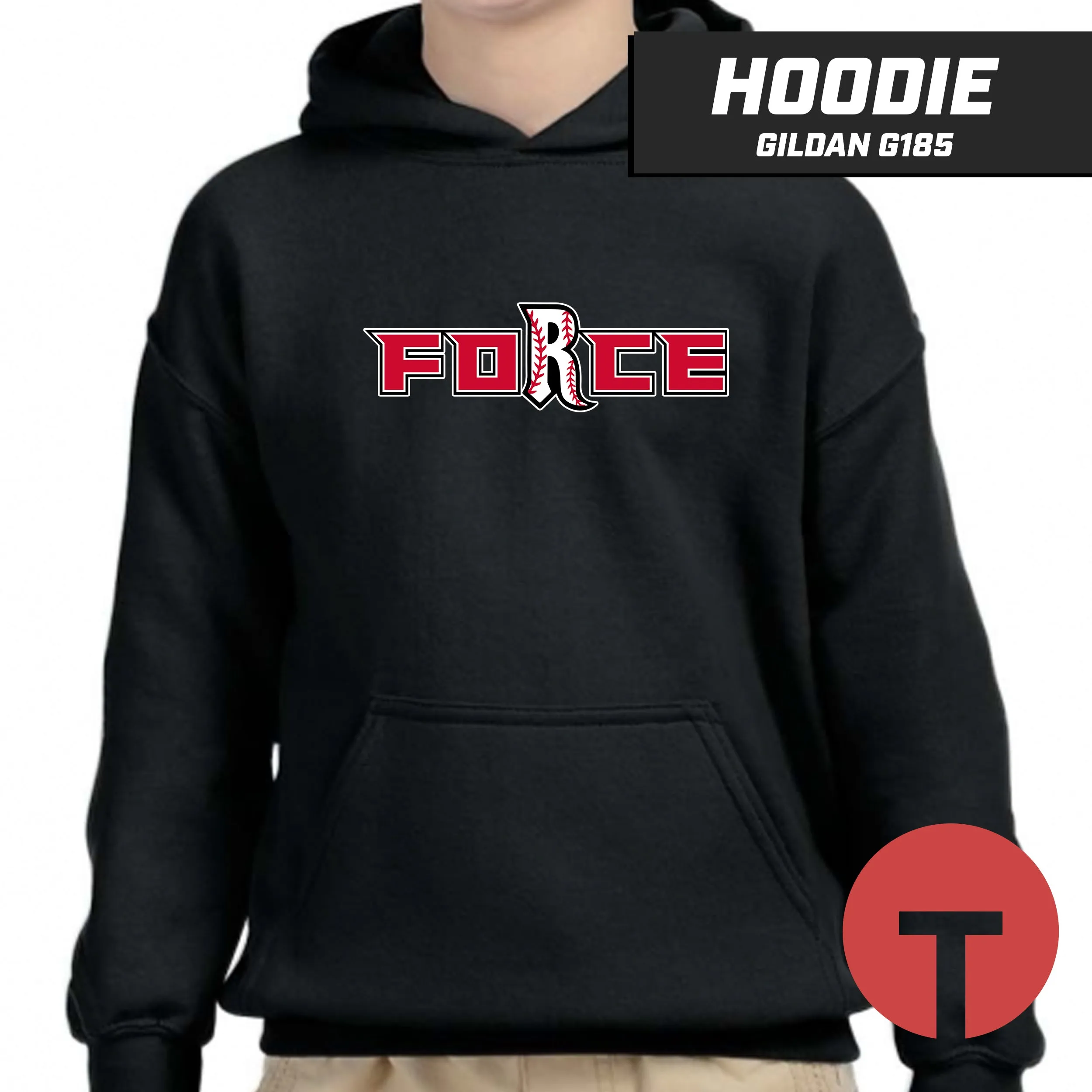 Relentless Force - LOGO 2 - Hoodie Gildan G185