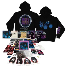 Rock and Roll Hell Black Hoodie   Creatures Of The Night 40th Anniversary 9LP Super Deluxe (Limited Edition 180g Black Vinyl) Bundle