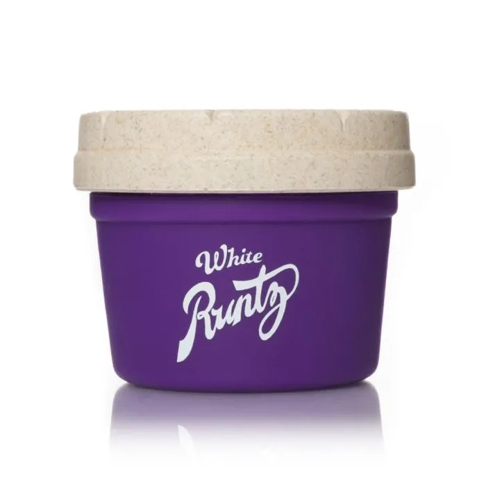 Runtz - Purple & White - RE:STASH Silicone & Glass Jar - 1/4oz Capacity