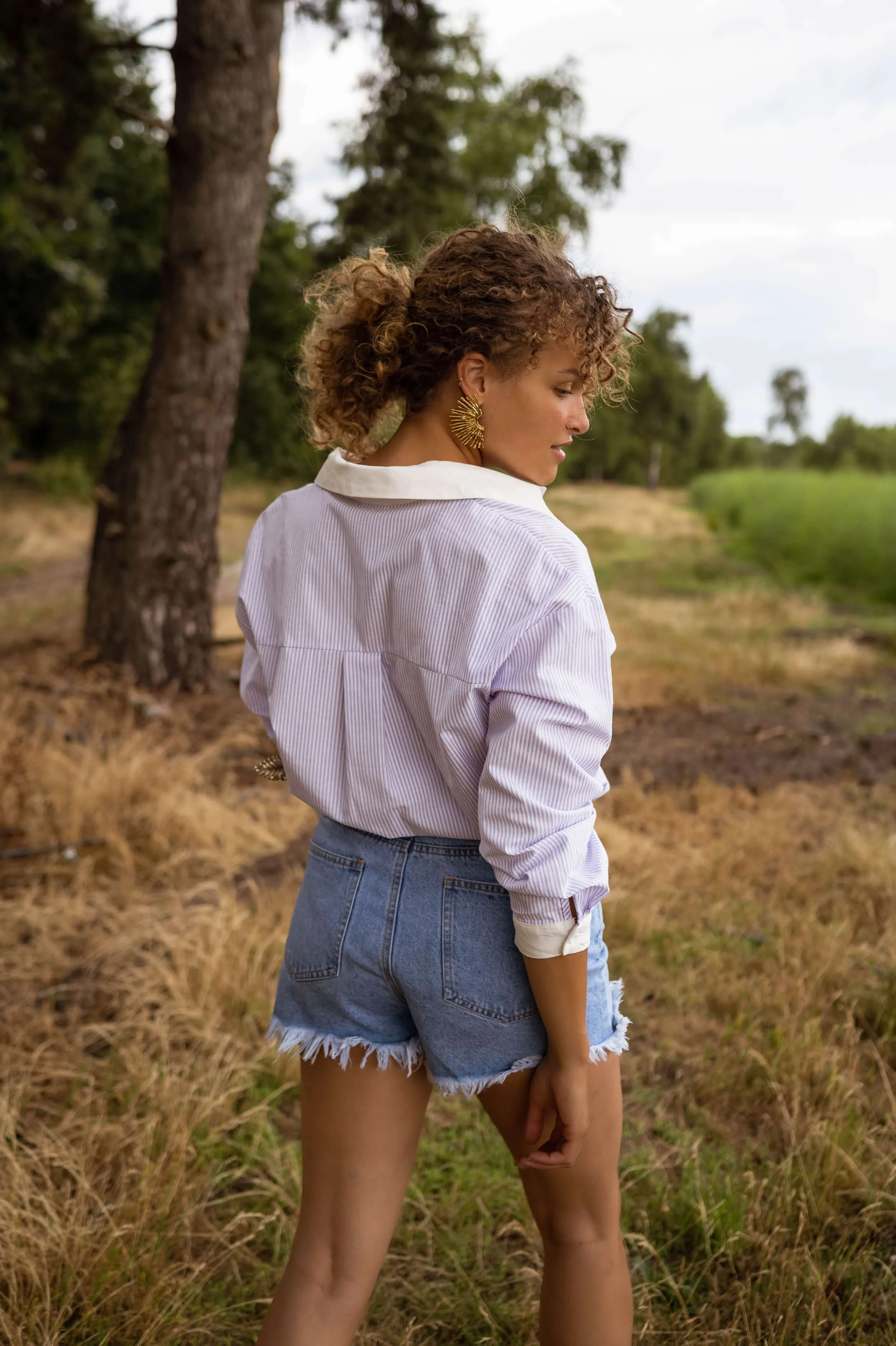 Short Franck en jeans - bleu