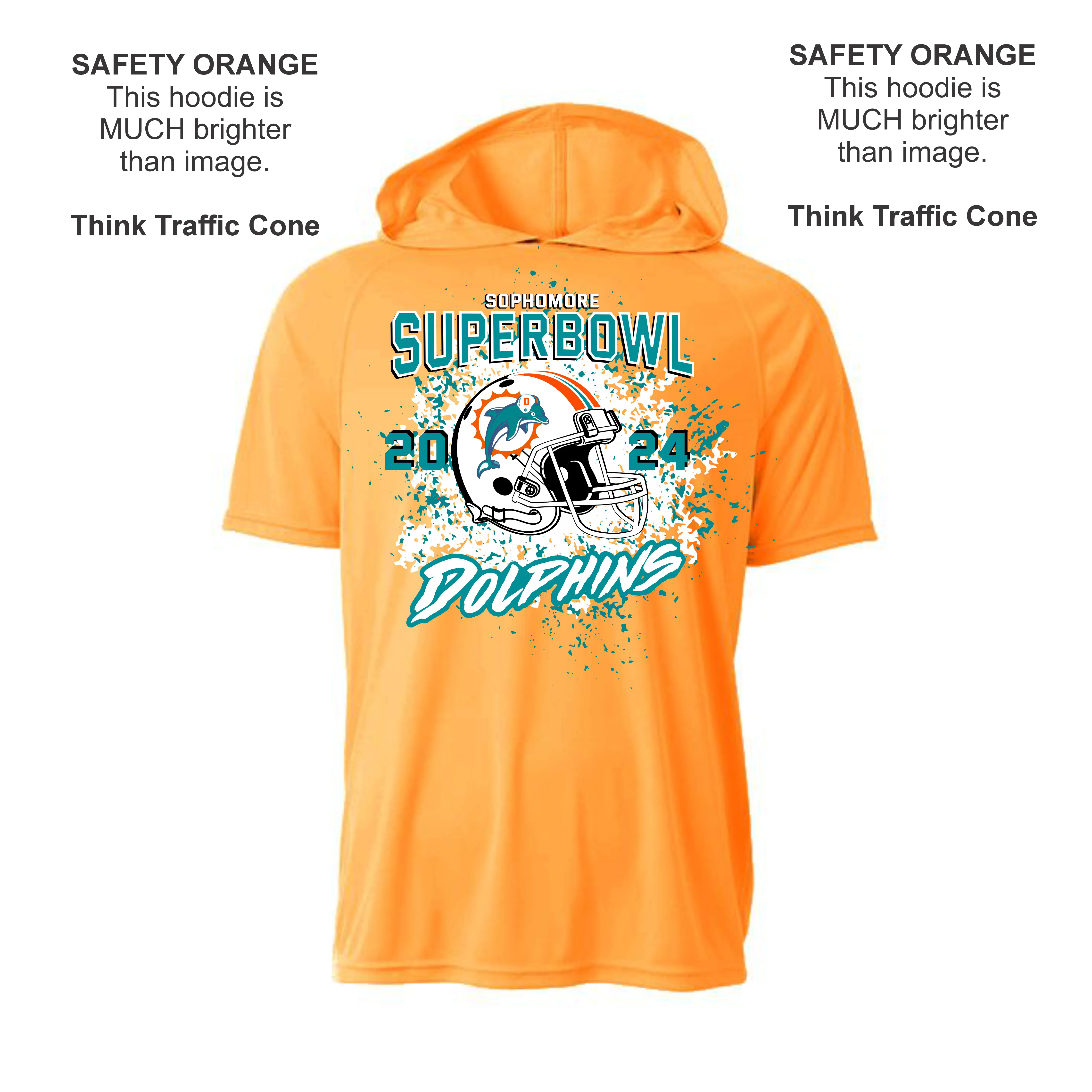 SOPHOMORE Superbowl Short Sleeve Hooded Tee - A4