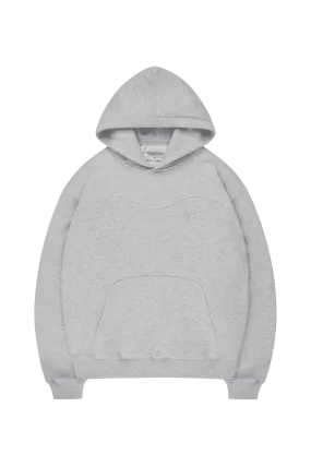 STACKS HOODIE GREY MELANGE