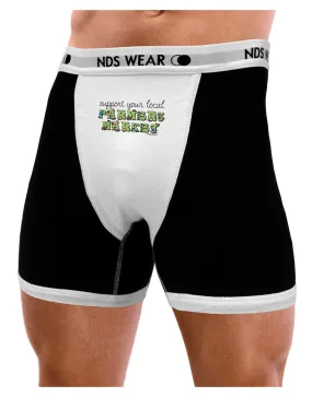 Support Your Local Farmers Market - Color Mens Boxer Brief Underwear