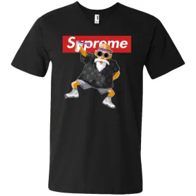 Supreme Kame Sennin Turtle Men V-Neck T-Shirt