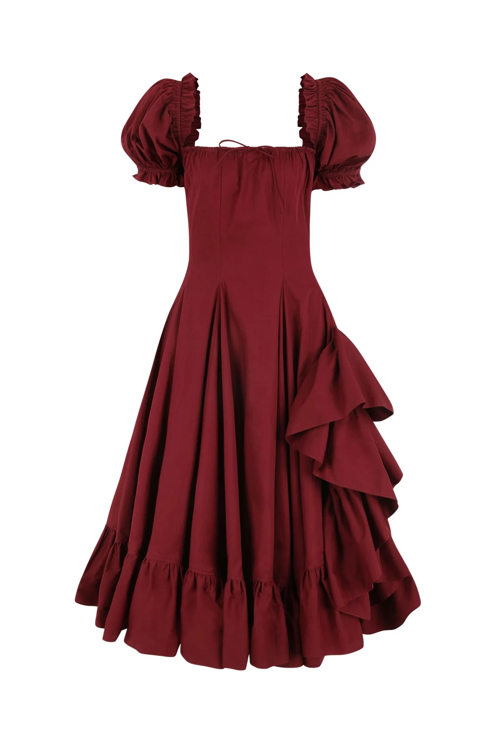 The Bordeaux Foxglove Dress