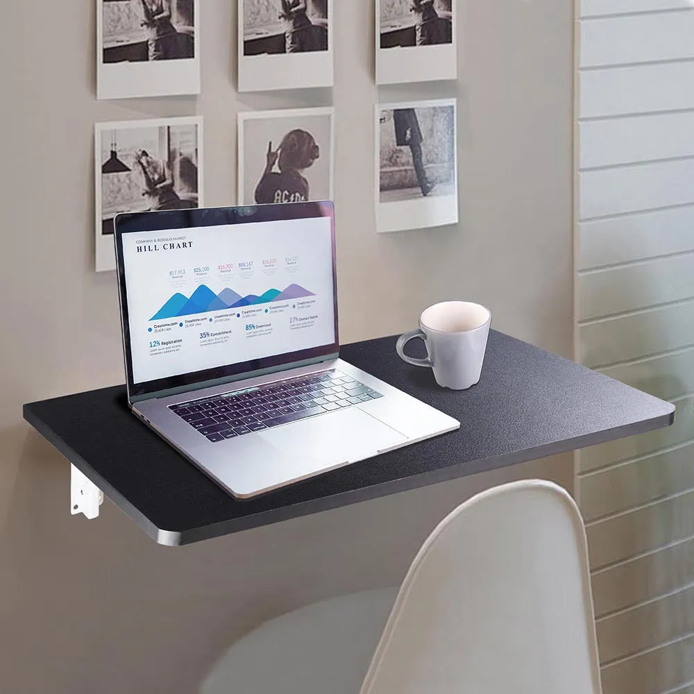 TheLAShop Wall-Mounted Floating Desk Folding Table 24"x16"