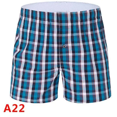 TOIVOTUKSIA Plaid Men Boxer Shorts Mens Underwear Trunks Cotton Cuecas Underwear boxers for male Woven Homme Boxer Arrow Panties